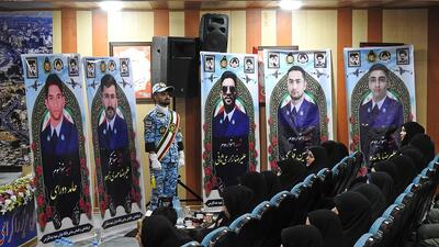  گرامیداشت شهدای پایگاه نهم شکاری بندرعباس/تأکید بر تداوم راه مقاومت