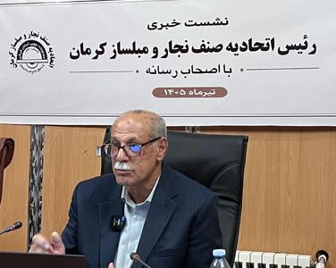  ضرورت حمایت مدیران استان از زنجیره تامین مواد اولیه تولید و احیاء برند مبل قالی کرمان