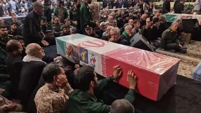  وداع باشکوه با دو شهید مدافع امنیت در حرم مطهر امام رضا (ع)