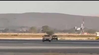 فرود اضطراری هواپیمای لیبیایی در بنغازی