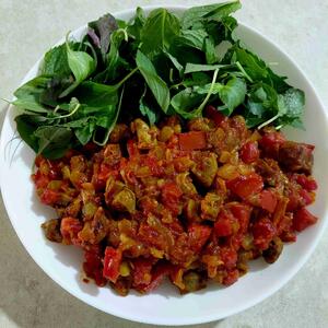 خوراک دل مرغ🐔🐔🐔