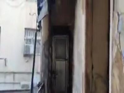  آتش‌سوزی در یک ملک قدیمی
