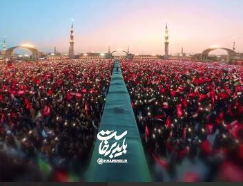  نمایی متفاوت از تشییع باشکوه پیکر رهبر شهید انقلاب در قم