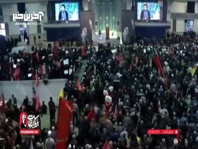  سیدمصطفی خامنه‌ای: صبر در این مصیبت بزرگ هیچ منافاتی با انتقام و برخورد با اشرار عالم نخواهد داشت