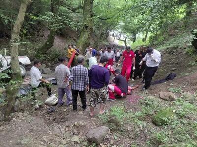  فوت ۳ نفر در اثر واژگونی خودرو در محور اطاقور لنگرود