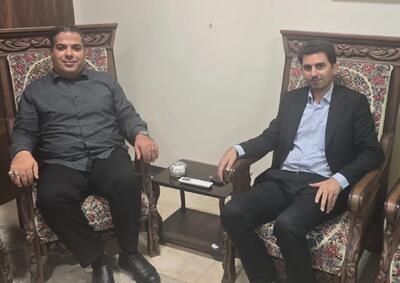  دیدار و گفت‌و‌گو مدیرعامل باشگاه فولاد بافت با دستیار استاندار کرمان