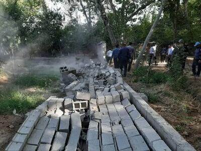  خوشبخت: ۷۰۰۰ مترمربع از باغات بلوار شهید چمران شیراز آزاد شد