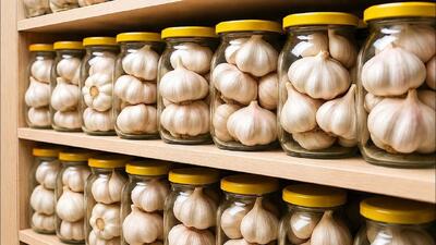  چگونه سیر را برای یک سال کامل بدون خشک شدن یا جوانه زدن نگهداری کنیم؟