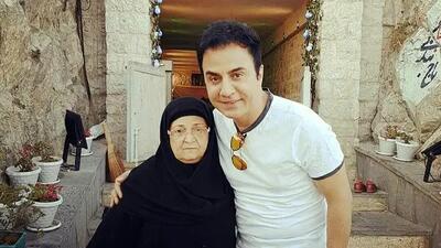  داریوش فرضیایی عزادار شد؛ مادر عمو پورنگ آسمانی شد