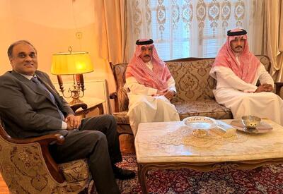  دیدار سفیر پاکستان و عربستان در تهران