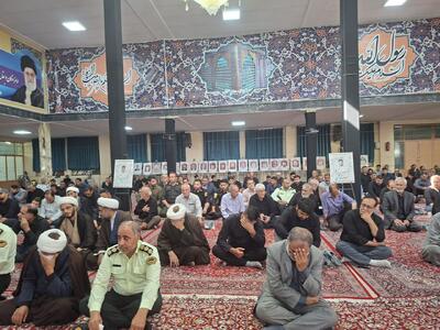  فیلم | مراسم بزرگداشت رهبر شهید و شهدای جنگ در زنجان