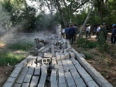 آزادسازی ۷۰۰۰ مترمربع از باغات بلوار شهید چمران شیراز