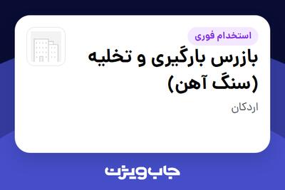  استخدام بازرس بارگیری و تخلیه (سنگ آهن) - آقا در سازمانی فعال در حوزه تجارت / بازرگانی