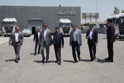  بازدید مدیرعامل شرکت نفت بهران از واحد‌های تولیدی شرکت «فردا دیزل»
