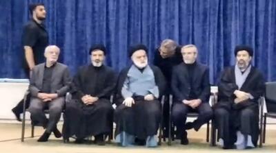 تصاویر پزشکیان، اژهای و سه فرزند رهبر شهید انقلاب