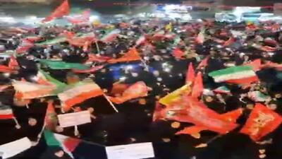  تجدید بیعت قمی ها در صد و سی و پنجمین شب ایستادگی و بصیرت+فیلم
