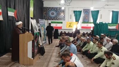 آیین بزرگداشت آقای شهید ایران در کلاله؛سینه زنی و نوحه خوانی