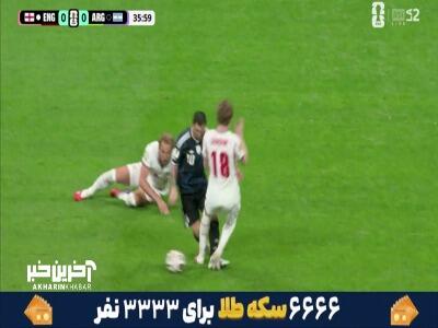 خطای شدید روی مسی و کارت زرد برای اندرسون