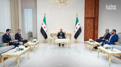  احمد الشرع با گروسی دیدار کرد