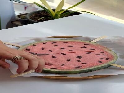  بستنی هندوانه ای خونگی