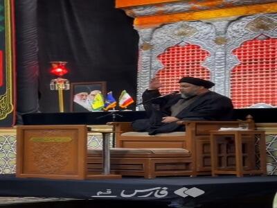  فیلم/ آغاز مراسم یادبود رهبر شهید در حرم بانوی کرامت