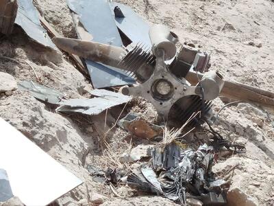 عکس/انهدام یک فروند پهپاد «لوکاس» در بندرعباس توسط رزمندگان سپاه