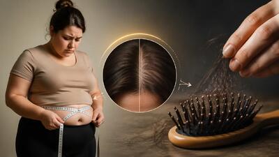  آیا چاقی و افزایش وزن ریزش مو در زنان و مردان را افزایش می دهد؟