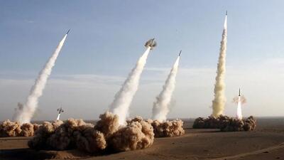  لحظه اصابت دقیق موشک ایرانی در پایگاه آمریکا در اردن