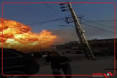  انفجار تانکر گاز در لبنان