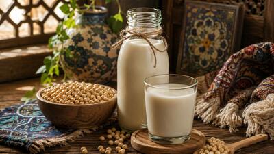 شیر سویا خانگی با سویا خشک؛ نوشیدنی سالم، مقوی و خوش طعم با تمام فوت وفن های تهیه