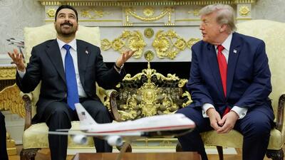  ترامپ در دیدار با علی الزیدی: نیازی به حضور ارتش آمریکا در عراق وجود ندارد