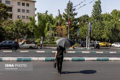 خیابانهای تهران زیر آفتاب سوزان تابستانی