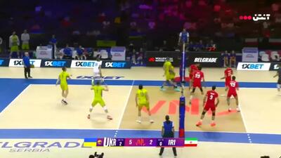  ببینید؛ خلاصه والیبال اوکراین 3 - ایران 1 | لیگ ملت‌های والیبال ۲۰۲۶
