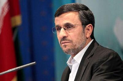  احمدی نژاد در سفارت قطر در تهران