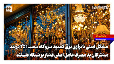 مشکل اصلی ناترازی برق کمبود نیروگاه نیست؛ ۲۵ درصد مشترکان بد مصرف عامل اصلی فشار بر شبکه هستند