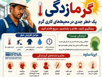 هشدار معاون بهداشت دانشگاه علوم پزشکی بوشهر درباره خطر گرمازدگی