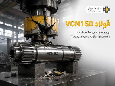  فولاد VCN150 برای چه صنایعی مناسب است و قیمت آن چگونه تعیین می‌شود