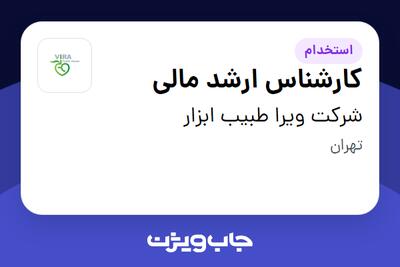  استخدام کارشناس ارشد مالی در شرکت ویرا طبیب ابزار