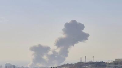 اصابت پرتابه دشمن آمریکایی به جزیره هنگام