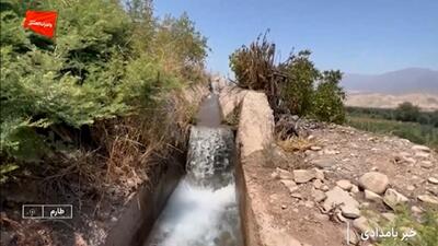 احیای قنات هزار ساله روستای دستجرده طارم در استان زنجان + فیلم