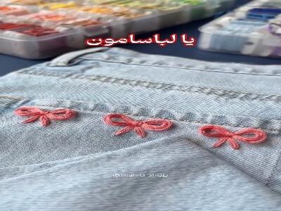 روی کفش پاپیون بدوزیم!