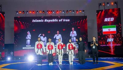  قهرمانی تیم تکواندو میکس ایران در جهان