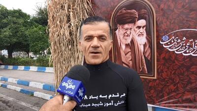  دونده مازندرانی مسیر بابل تا آمل را به یاد ۱۶۸ شهید دانش‌آموز میناب دوید