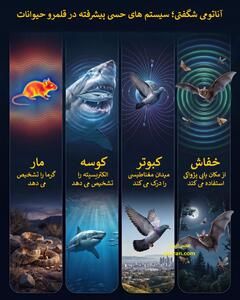  فراتر از 5 حس انسانی؛ موجوداتی با توانایی هایی که باور نمی کنید واقعی باشند (+اینفوگرافیک)