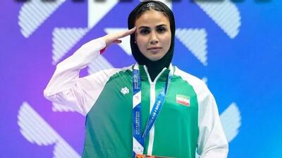 سارا بهمنیار از تیم ملی کاراته خداحافظی کرد