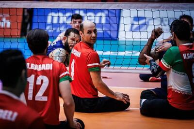  آمریکا مقابل بلندهمتان والیبال نشسته ایران زانو زد