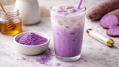 نوشیدنی اوبه؛ نوشیدنی بنفش محبوب با طرز تهیه آسان در خانه