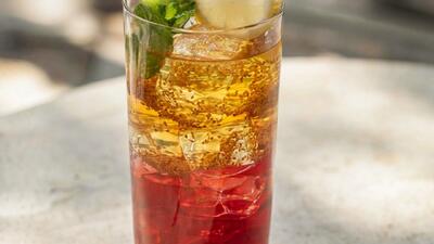  طرز تهیه شربت خاکشیر دو رنگ مجلسی (زعفران و آلبالو)