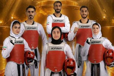  قهرمانی تیم ملی تکواندوی میکس ایران در جام جهانی