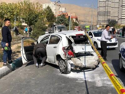  ۵ مصدوم در پی واژگونی خودرو پژو ۲۰۷ در کاشان